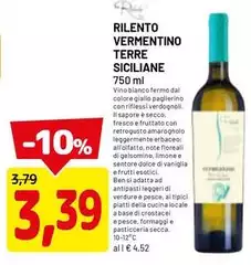 Terre siciliane - Vermentino Terre Siciliane