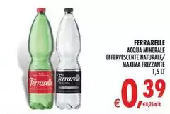 Ferrarelle - Acqua Minerale Effervescente Naturale/Maxima Frizzante Ferrarelle - Acqua Minerale Effervescente Naturale/Maxima Frizzante