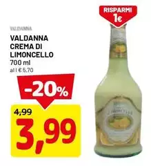 Valdanna - Crema Di Limoncello Valdanna - Crema Di Limoncello