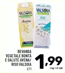 Valsoia - Bevanda Vegetale Bontà E Salute Avena/Riso