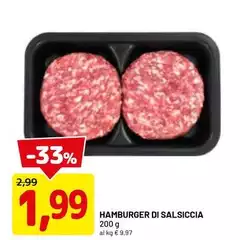 Hamburger Di Salsiccia