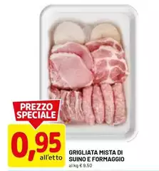 Grigliata Mista Di Suino E Formaggio