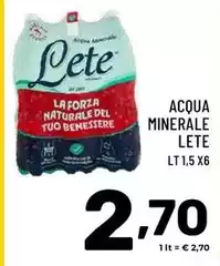 Lete - Acqua Minerale