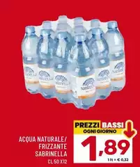 Sabrinella - Acqua Naturale/ Frizzante
