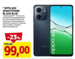 Oppo - Smartphone Black Blue