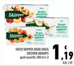 Zuegg - Succo Skipper Senza Zuccheri Aggiunti