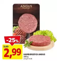 Hamburger Di Angus