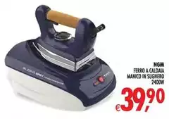 Ngm - NGA Ferro A Caldaia Manico In Sughero