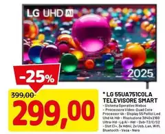 LG - 55UA751COLA TELEVISORE SMART LG - 55UA751COLA TELEVISORE SMART