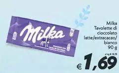Milka - Tavolette Di Cioccolato Latte/extracacao/Bianco