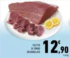 Filetto Di Tonno Decongelato Filetto Di Tonno Decongelato