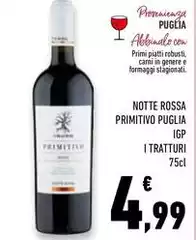 Notte rossa - Notte Rossa Primitivo Puglia IGP I Tratturi