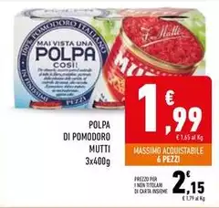 Mutti - Polpa Di Pomodoro