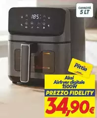 Akai - Airfryer Digitale 1500w
