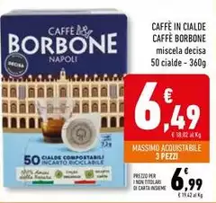 Caffe borbone - Caffè In Cialde