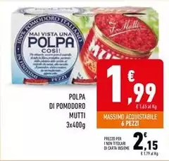 Mutti - Polpa Di Pomodoro