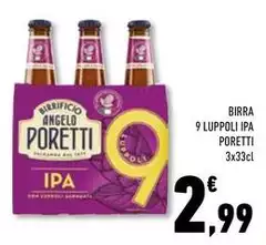 Angelo poretti - Birra 9 Luppoli Ipa