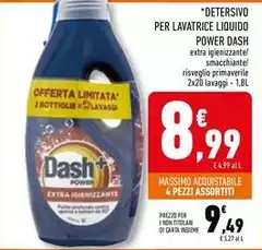 Dash - Detersivo Per Lavatrice Liquido Power
