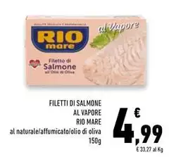 Rio Mare - Filetti Di Salmone Al Vapore