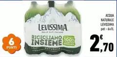 Levissima - Acqua Naturale Levissima - Acqua Naturale