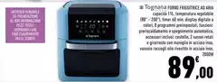 Tognana -  Forno Friggitrice Ad Abri