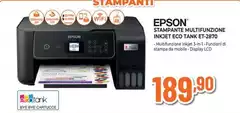 Epson - Stampante Multifunzione Inkjet Eco Tank ET-2870