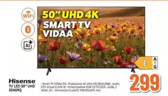 Hisense - Tv Led 50" Uhd