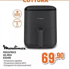 Moulinex - Friggitrice Ad Aria EZ 245B Moulinex - Friggitrice Ad Aria EZ 245B