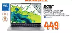 Acer - Notebook Aspire Lte A14 32P-55T