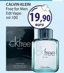 Calvin Klein -  Free For Men Edt Vapo