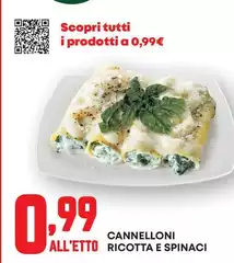 Cannelloni Ricotta E Spinaci