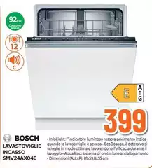Bosch - Lavastoviglie Incasso SMV24AX04E