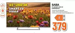 Saba - Tv Led 65" Uhd 4k 5a65n9vqda