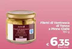 Fior Fiore - Filetti Di Ventresca Di Tonno A Pinne Gialle