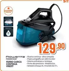 Rowenta - Ferro Carica Continua Vr8317