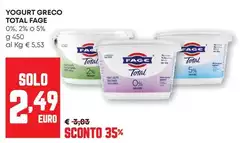 Fage - Yogurt Greco Total