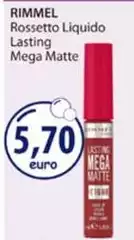 Rimmel - Rossetto Liquido Lasting Mega Matte