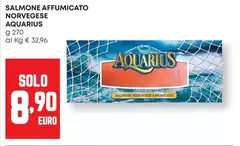 Aquarius - Salmone Affumicato Norvegese Aquarius - Salmone Affumicato Norvegese