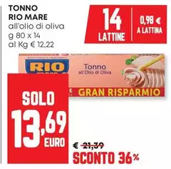 Rio Mare - Tonno All'Olio Di Oliva