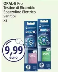 Oral b - Pro Testine Di Ricambio Spazzolino Elettrico