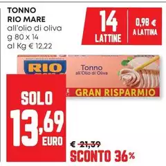 Rio Mare - Tonno All'Olio Di Oliva Rio Mare - Tonno All'Olio Di Oliva