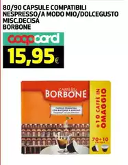 Caffe borbone - Capsule Compatibili Nespresso/A Modo Mio/Dolcegusto Misc. Decisa
