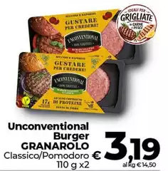 Granarolo - Unconventional Burger Granarolo - Unconventional Burger