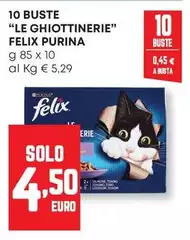 Purina - 10 Buste "le Ghiottinerie" Felix