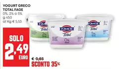Fage - Yogurt Greco Total