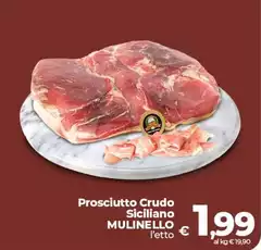 Mulinello - Prosciutto Crudo Siciliano