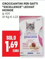 Monge - Croccantini Per Gatti "Excellence" Lechat