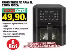 Jocca - Friggitrice Ad Aria 8L 2307N
