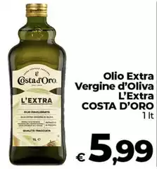 Costa d'Oro - Olio Extra Vergine D'Oliva L'Extra Costa d'Oro - Olio Extra Vergine D'Oliva L'Extra