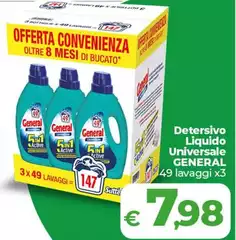 General - Detersivo Liquido Universale General - Detersivo Liquido Universale